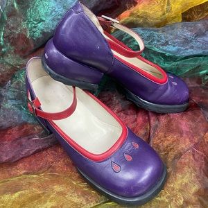 Fluevog Vintage Sheena Unity Purple/Pink Shoes